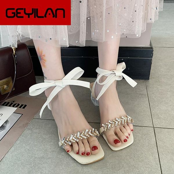 

women's shining crystal pvc transparent sandals summer fashion ankle strap clear heels jelly shoes woman sandalias 2021, Black