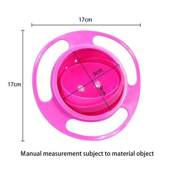 

360 degree rotating balance bowl childrens tableware practical anti-overflow bowl baby bowl