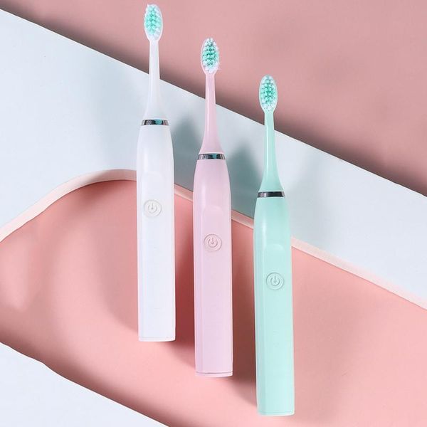 

smart electric toothbrush sonic tooth brush ultrasonic vibration waterproof whitening clean toothbrush#p4