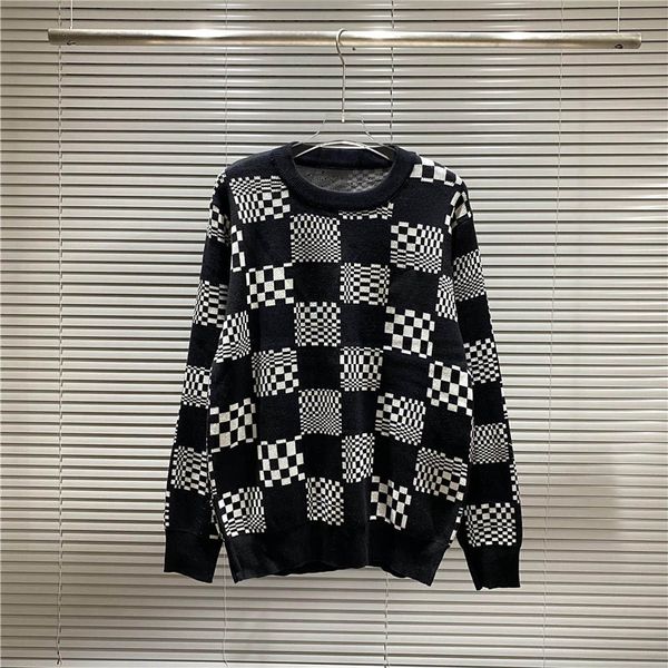 

2021 women knit pullovers designer sweater men o-neck casual knitting jumpers sweaters mens long pullovers famous women sweater, White;black