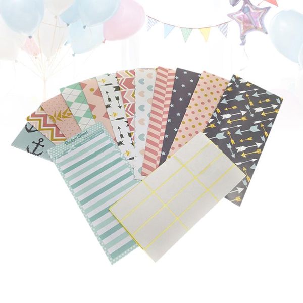 

gift wrap 12 pcs high-grade elegant envelopes creative budget envelope set cash business for invitation post dis