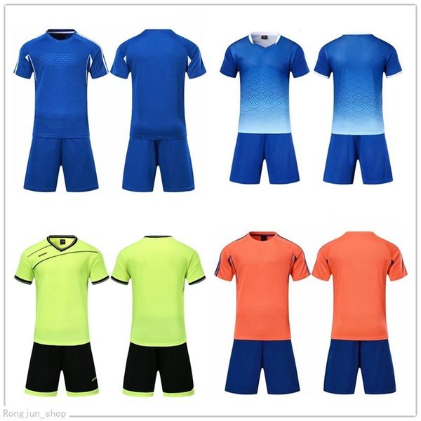 

2021 soccer jersey sets smooth royal blue football sweat absorbing and breathable children's training suit 001 4308, Black