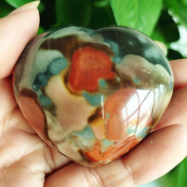 

natural sea stone heart crystal mineral specimen ston decorative objects & figurines