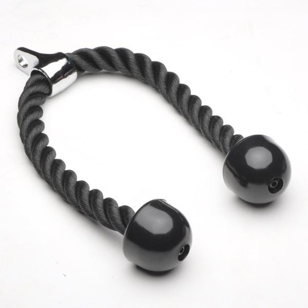 

resistance bands tricep rope abdominal crunches cablepull down laterals biceps muscle training fitness body building gym pull