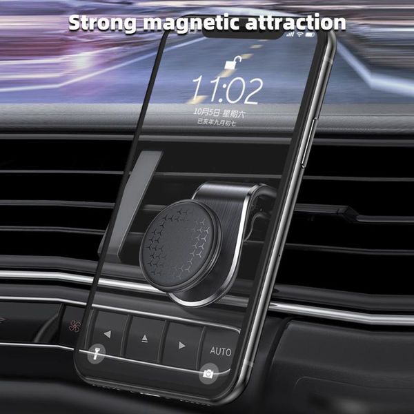 

universal magnetic car phone holder for in l shape air vent mount stand magnet mobile all smartphone cell mounts & holders