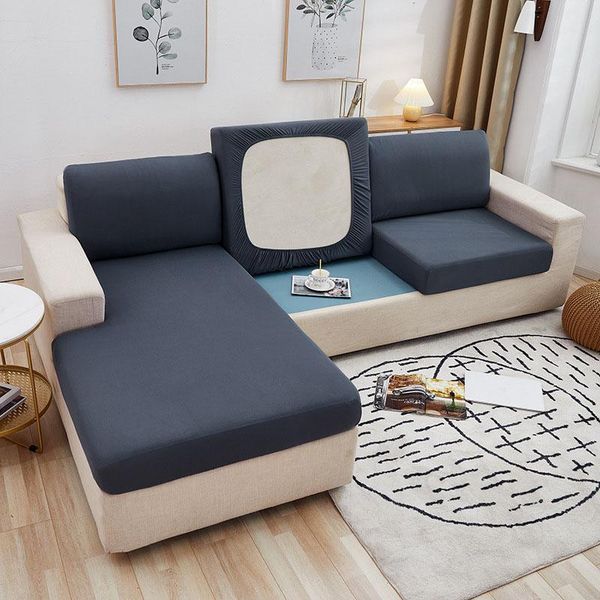 

cushion/decorative pillow sofa seat cushion cover removable slipcover furniture pets kids protector washable solid color thick couch covers