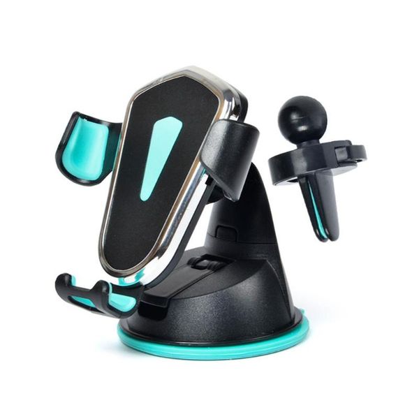 

cell phone mounts & holders two-in-one car gravity mobile holder air socket mount clip clamp universal
