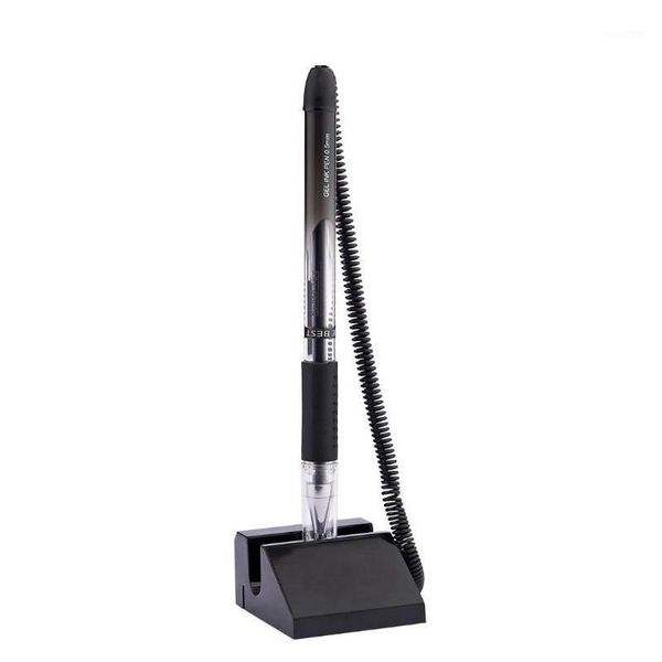 

gel pens pen black holder can be connected to the front desk and bank rotated 180 degrees planner canetas school supplies1