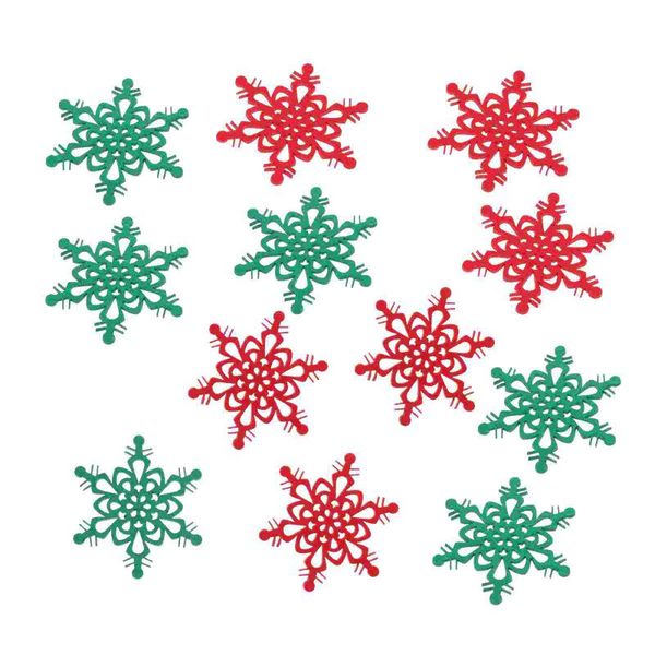 

mats & pads 12 pcs household waterproof scalding felt coasters creative table (assorted color)