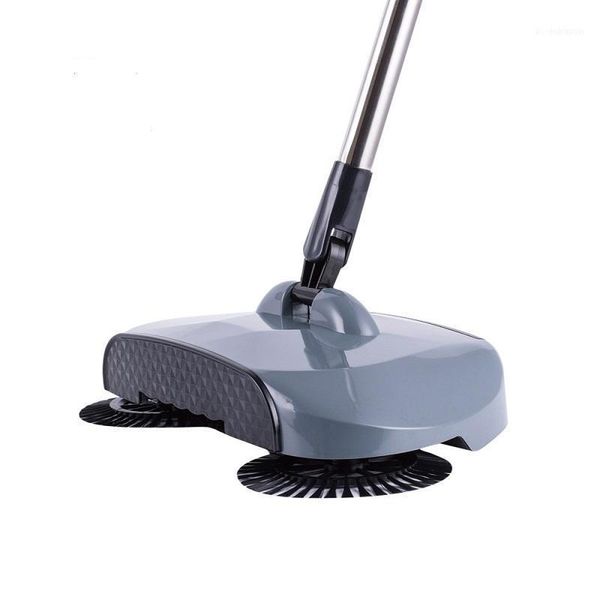 

ad-stainless steel sweeping machine push type hand broom dustpan handle household cleaning package sweeper mop gr11