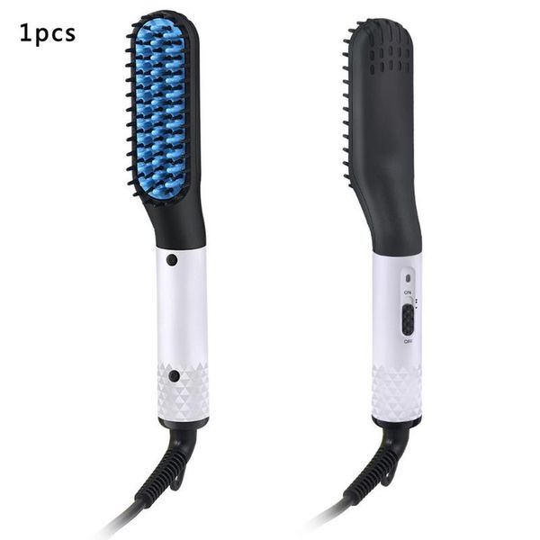 

electric hair brushes men's multi-function straight comb beard styling combing ceramic straightener icoco /