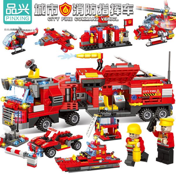 

toys lego fire diy creative building block pinxing children's compatible