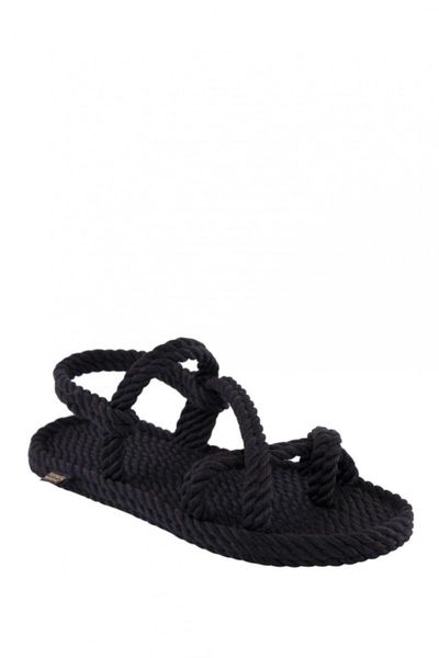 

women capri rope & sandals, Black