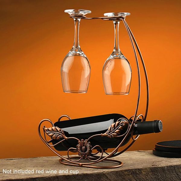 

ice buckets and coolers creative kitchen metal wine rack european style hanging glass storage bracket bar home drinking glasses stemware she
