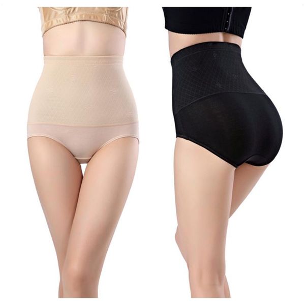 

women's shapers mother postpartum high waist body shaping hip abdomen ladies underwear pants control briefs, Black;white