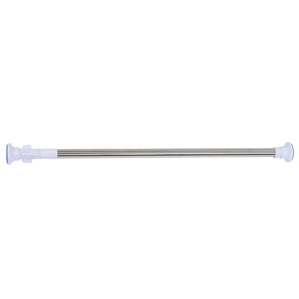 

shower curtains stainless steel round head extendable tension curtain rods 70-120cm