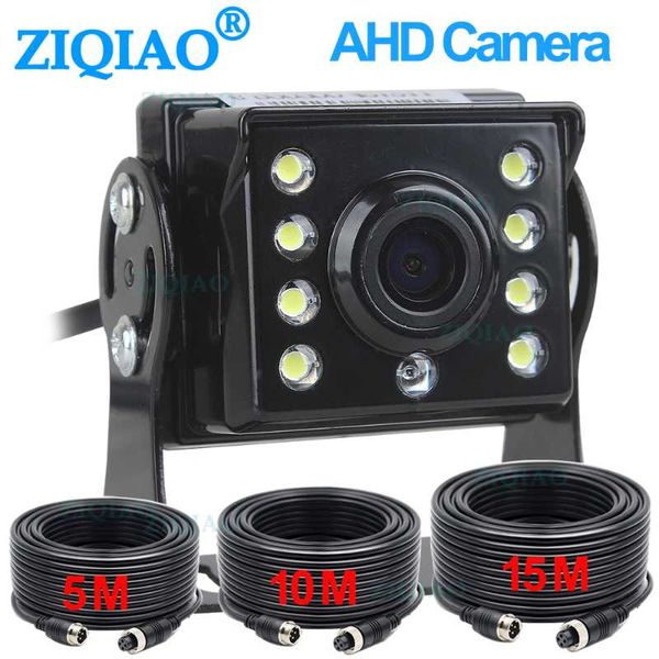 

car rear view cameras& parking sensors ziqiao ahd starlight night vision truck bus reverse backup camera with 5m 10m 15m video cable bs005