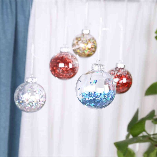 

new pet transparent interior ball christmas tree pendant decorative gift