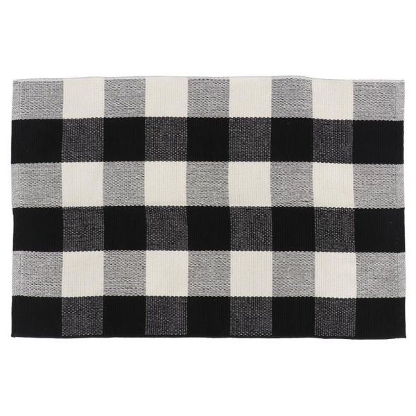 

carpets 1pc indoor and outdoor anti-slide kitchen mat creative checkered home doormat