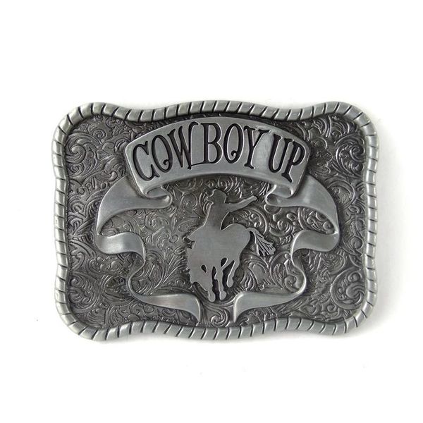 

male accessories vintage cowboy up gray belt buckle retail custom western for men jeans belts, Black;brown