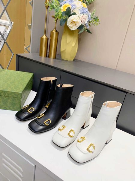 

fashion women's ankle boots microfiber leather thick heel high heels autumn and short5.5cm, Black