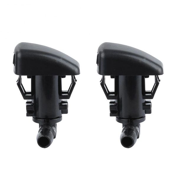 

motorcycle windshield 1 pair car auto wiper jet waher spray nozzle water abs black for fusion mercury mkz 8e5z17603a