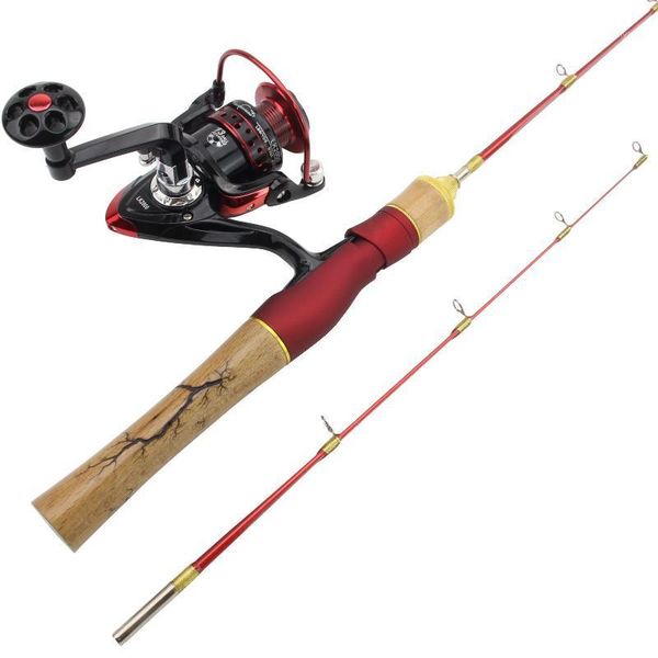 

boat fishing rods 58cm ice rod spinning wheel combination winter raft children