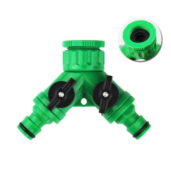 

watering equipments hose faucet valve two-way connector 2-way adjustable for water tap