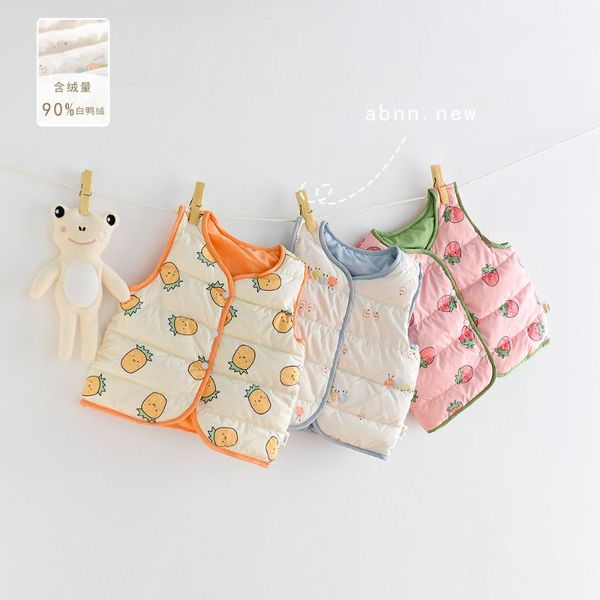 

waistcoat 2021 winter baby cute down vest comfortable warm inside and outside wear, Camo