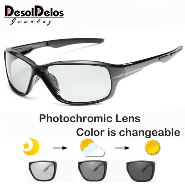 

sunglasses pochromic polarized men classic pilot metal frame sun glasses women chameleon day night driving sunglass b1009, White;black
