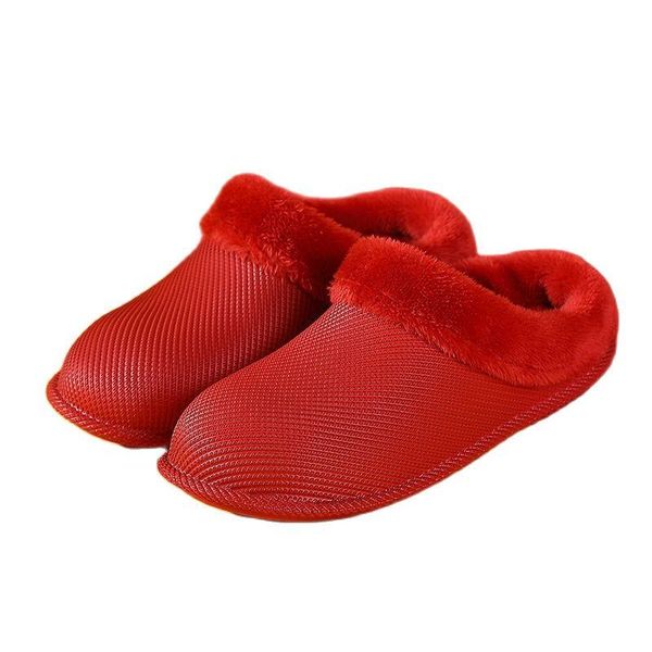 

slippers 2021 jjarycorn waterproof and anti-dirty winter warm cotton for men women size 36-47 with good quality, Black