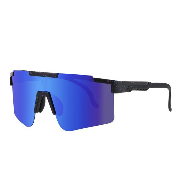 

sunglasses 2021 outdoor sports riding goggles large frame windproof glasses, Blue