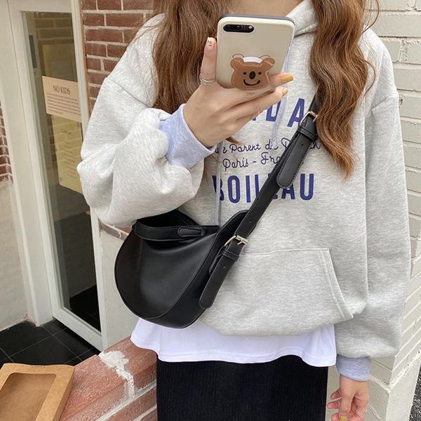 

evening bags women's shoulder vintage crossbody handbags purses bag balck female messenger soft pu leather ladies