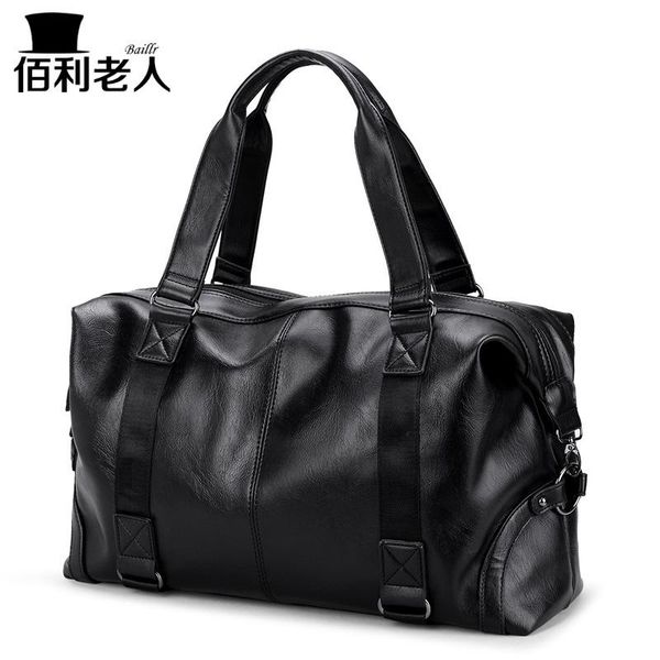 

duffel bags 2021 korean-style leisure men's handbag large capacity travel duffle multi-function cool business
