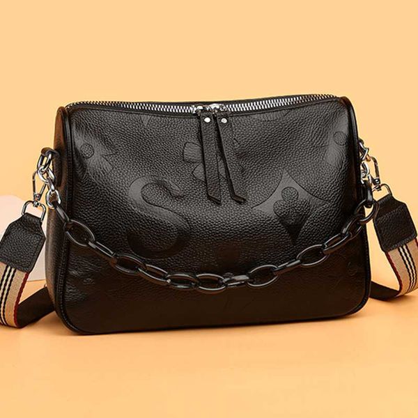 

evening bags 100% genuine leather women handbag women's bag chain female shoulder cowhide ladies messenger