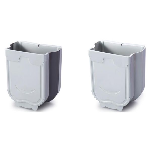 

waste bins kitchen garbage can household hanging cabinets folding toilet car mounted wall hangers storage bucket