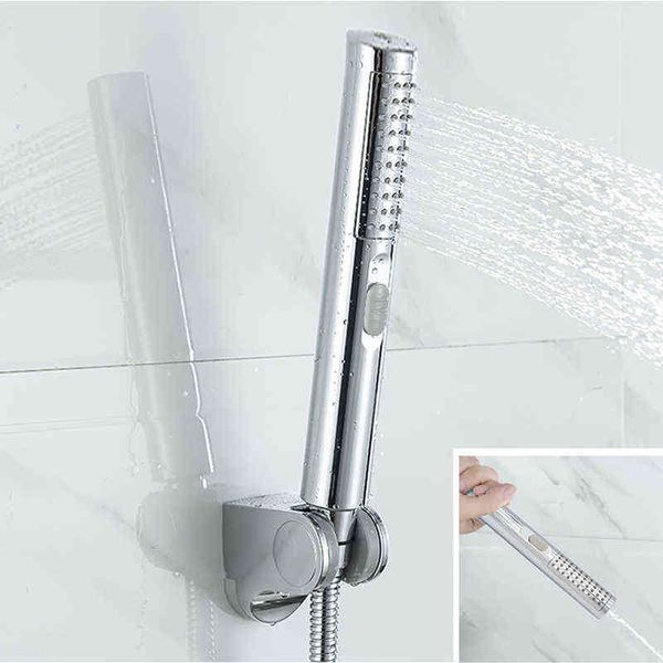 Handheld Badezimmer Wasserhahn Sprayer ABS Kunststoff Druck Jet Spray Toilette Reinigung Hand Sprayer Set 2 Funktion Hand Dusche Kopf H1209