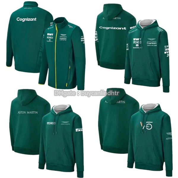 2021 Formula One Hoodies Team Aston Martin F1 Hoodie Moto Moto Racing Terno Mountain Bike Moda Quente Pulôver Sweatshirts