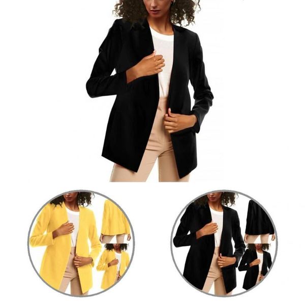 

women's suits & blazers great blazer jacket skin-friendly polyester stylish casual lady business, White;black