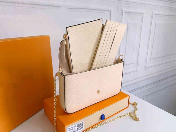 

luxury designer fÃ©licie pochette purses women's wallets zipper bag female wallet purse fashion card holder pocket long women tote bags, Red;black