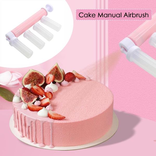 

baking & pastry tools cake manual airbrush spray gun decoration desserts decorating spraying coloring kitchen tool accessories