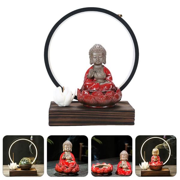 

fragrance lamps 1pc lamp ring incense burner ceramic zen coil censer ornament