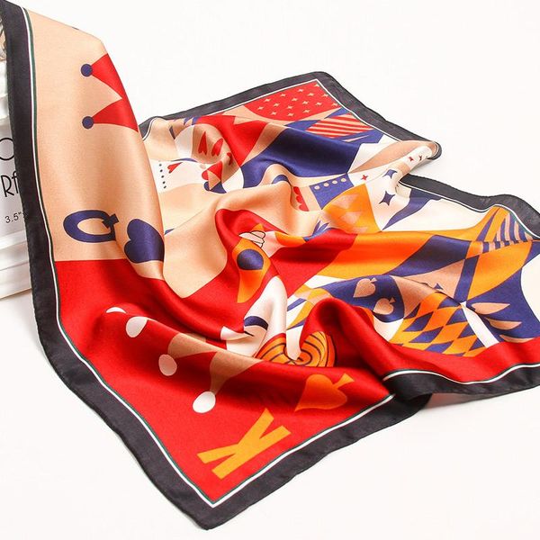 

scarves 100% nature square silk neckerchief hangzhou kerchief hairscarf women printed bandana real satin neck scarf, Blue;gray