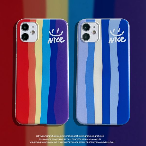

lx brand luxury gradient rainbow phone case for xiaomi 10t 9t pro lite mi 11 10 9 8 6x note 10 pro transparent silicone cover for poco x3