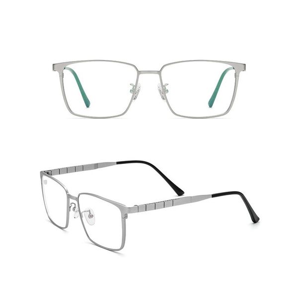 

fashion sunglasses frames belight optical men titanium business style square shape ultra light color spectacle frame precription lens eyewea, Black