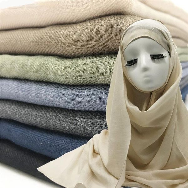 

scarves 10pcs/lot fashion plain cotton scarf weave style women and shawls warm pashmina muslim soft muffler winter shawl, Blue;gray