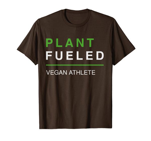 

vegan gym shirt, plant strong tshirt, White;black