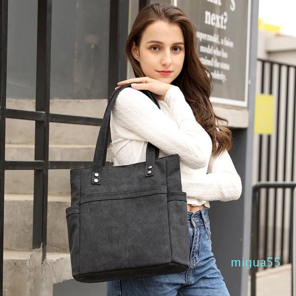 

cross body women's large capacity canvas handbag, shoulder strap, fashion, designer