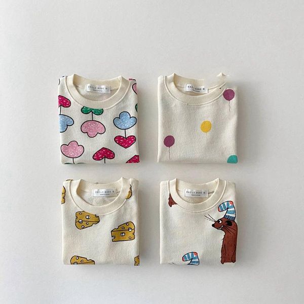 

clothing sets 2021 toddler baby summer clothes set boy girl fashion cartoon printed cotton short sleeve t-shirt + kid casual shorts 2pcs, White