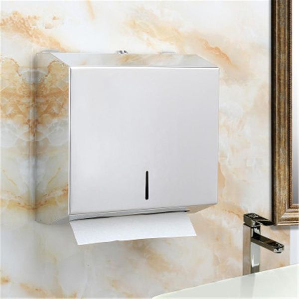 

toilet paper holders stainless steel hand towel dispenser, box holder wc roll tissue #5